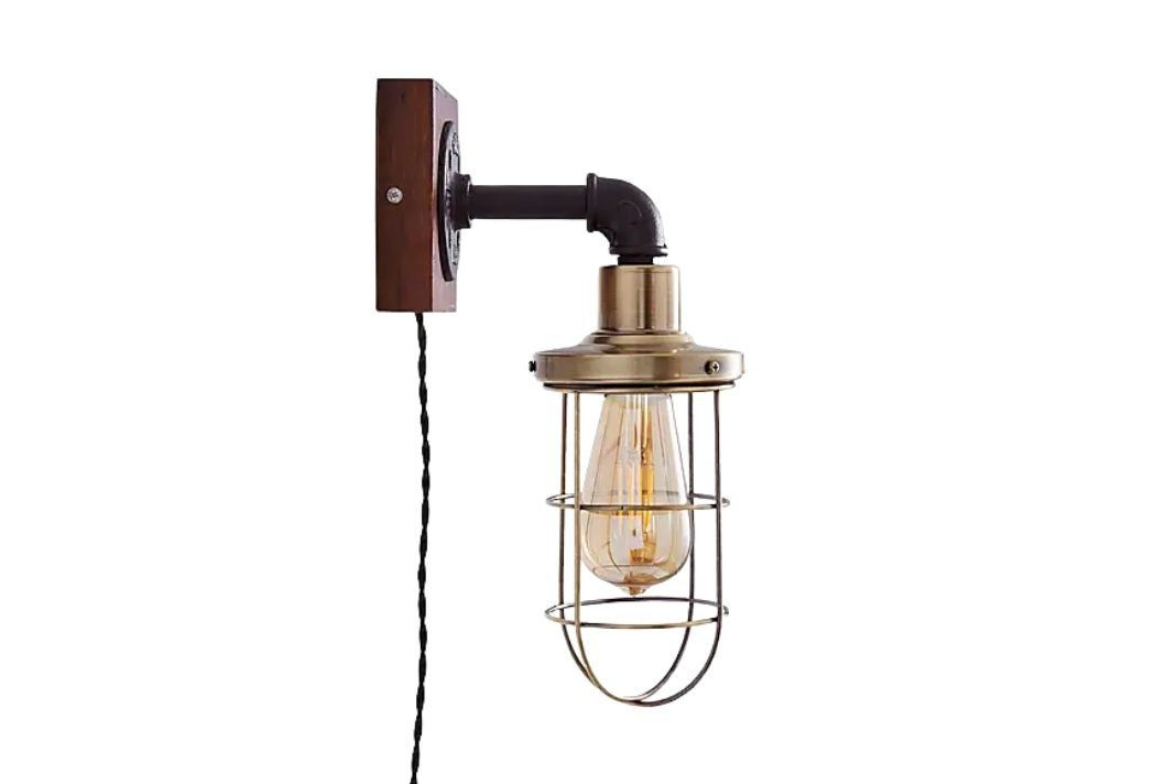 Milas Pipe Industrial Wall Light