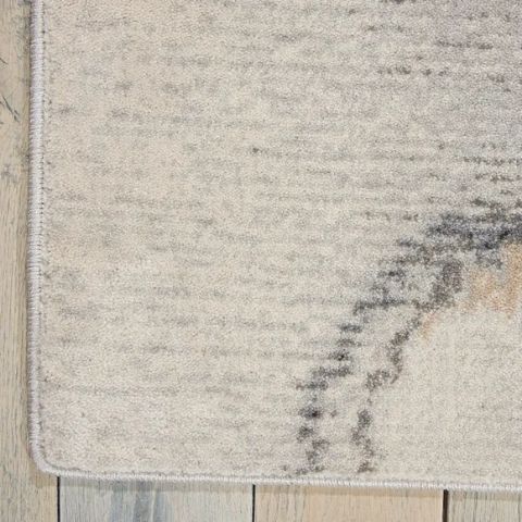 Maxell Grey Abstract Rug Zoomed