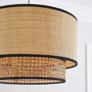 38 Woven Lamp Shade Options That Can Improve Any Room 41