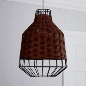 38 Woven Lamp Shade Options That Can Improve Any Room 100