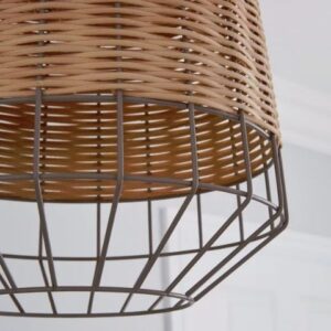 38 Woven Lamp Shade Options That Can Improve Any Room 98
