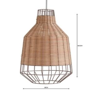 38 Woven Lamp Shade Options That Can Improve Any Room 99